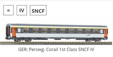 Piko SNCF Passenger Car 97140 HO Scale DC