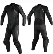 maßgefertigte echte 1&2 TEILIGE MOTORRAD MOTORRAD BIKER LEDERKOMBI