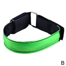 USB Rechargeable LED Running Armband Night Light Safety Strap 1Pc