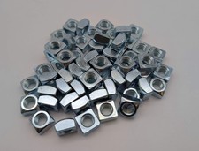 Aetna 1/2"-13 Regular Square Nut Zinc Plated 17404 Pack of 50