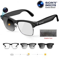 AI Smart Glasses Gradient Lenses Men Women With 8MP Camera 4K HD Video Recorde