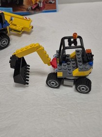Lego City Sweeper and Excavator (60152). Not Complete, Missing Pieces. W/manuals