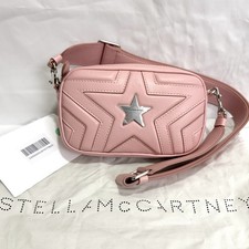 NWT Stella McCartney Quilted Pink Star Camera Crossbody Bag