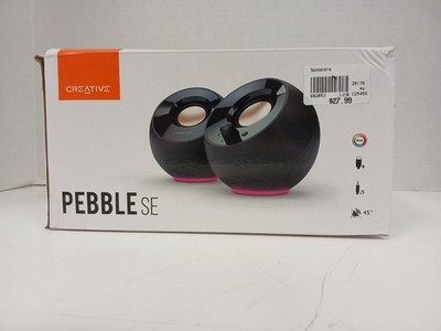Creative Pebble SE USB-C Desktop Speakers, Black
