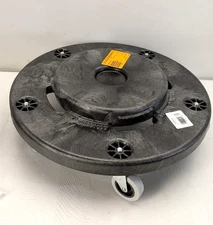 Rubbermaid Brute Dolly Black Trash Can Dolly Roller Replacement Fits 20-32-44-55