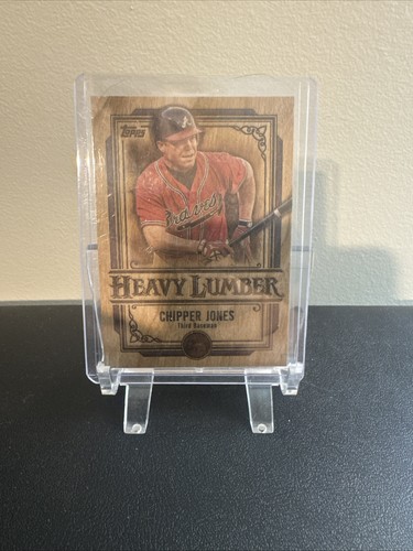 Chipper Jones #HL-48 2025 Topps Update Heavy Lumber card