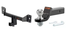 CURT Trailer Hitch Tow Kit 2in Receiver, 2in Ball Mount, Pin & Clip - 13305