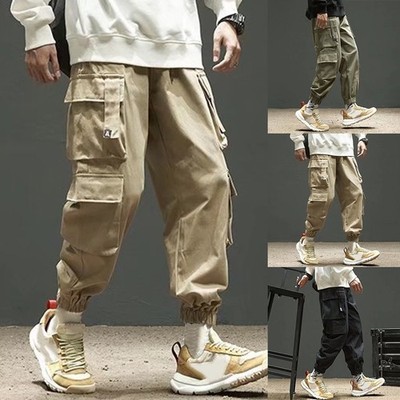 For Streetwear Herren Freizeithose Straight Fit Four Seasons Street Style