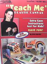 Leisure Arts 'Teach Me' Plastic Canvas Instruction Book