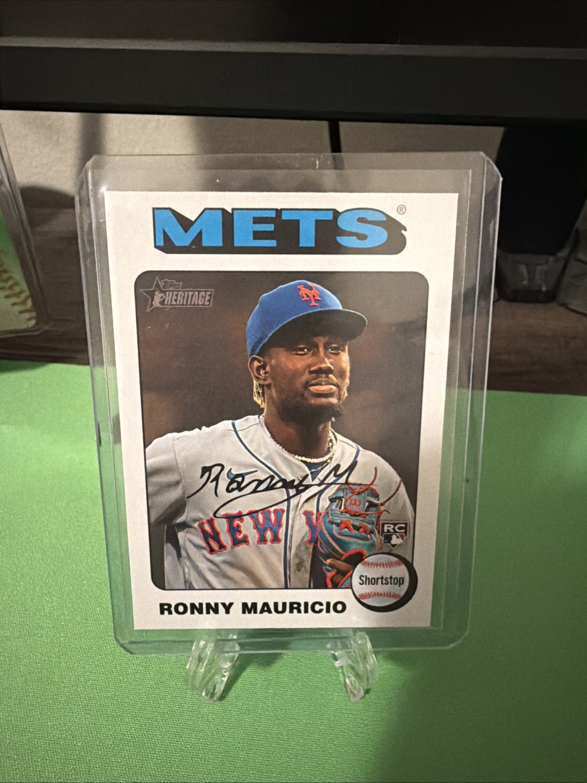 2024 Topps Heritage - Rookies Ronny Mauricio #296 White Border (RC)