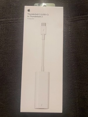Apple MMEL2AM/A Thunderbolt 3 USB-C to Thunderbolt 2 Adapter