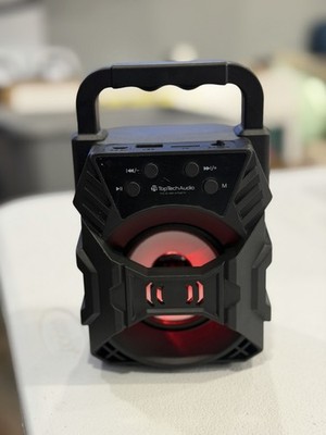 Portable TopTech Audio Bluetooth Speaker with LED Light - Compact & Wireless
