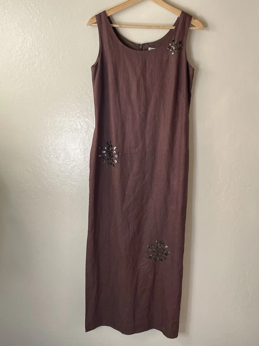 knee length dresses for ladies Tao Dress - Linen Shift Dress main image 1