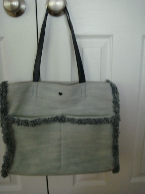 Kate Spade Light Denim Sam Fringe Large 
