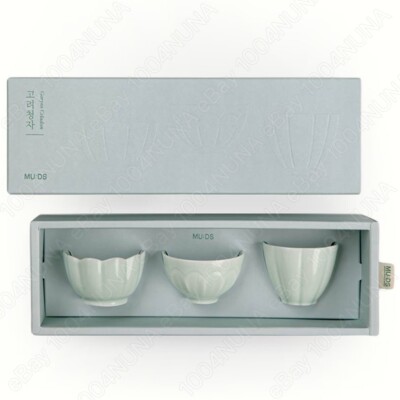 Korea Goryeo Celadon Ceramic Cup SET Tea Soju Alcohol Shot Glass Sake for Gifts
