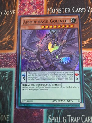 Yu-Gi-Oh! Amorphage Goliath SHVI-EN031 Super Rare Unlimited Near Mint