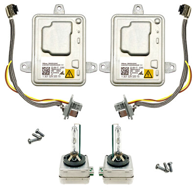 2x OEM 13-16 Dodge Dart Xenon Ballast & HID D3S Bulb Lamp Module Control Unit