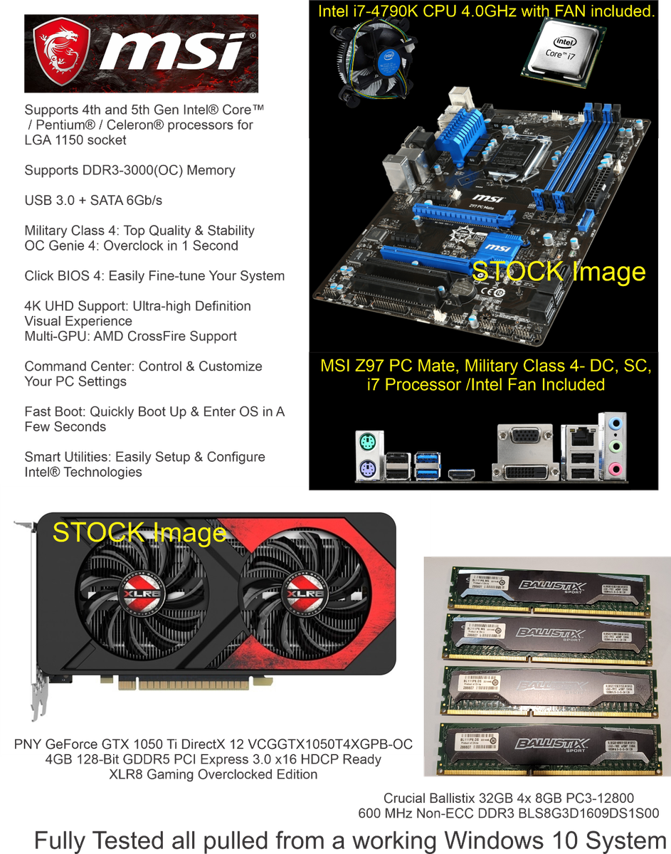 Z97 Pc Mate Bios MSI Z97 PC Mate Motherboard MS 7850 Intel Z97