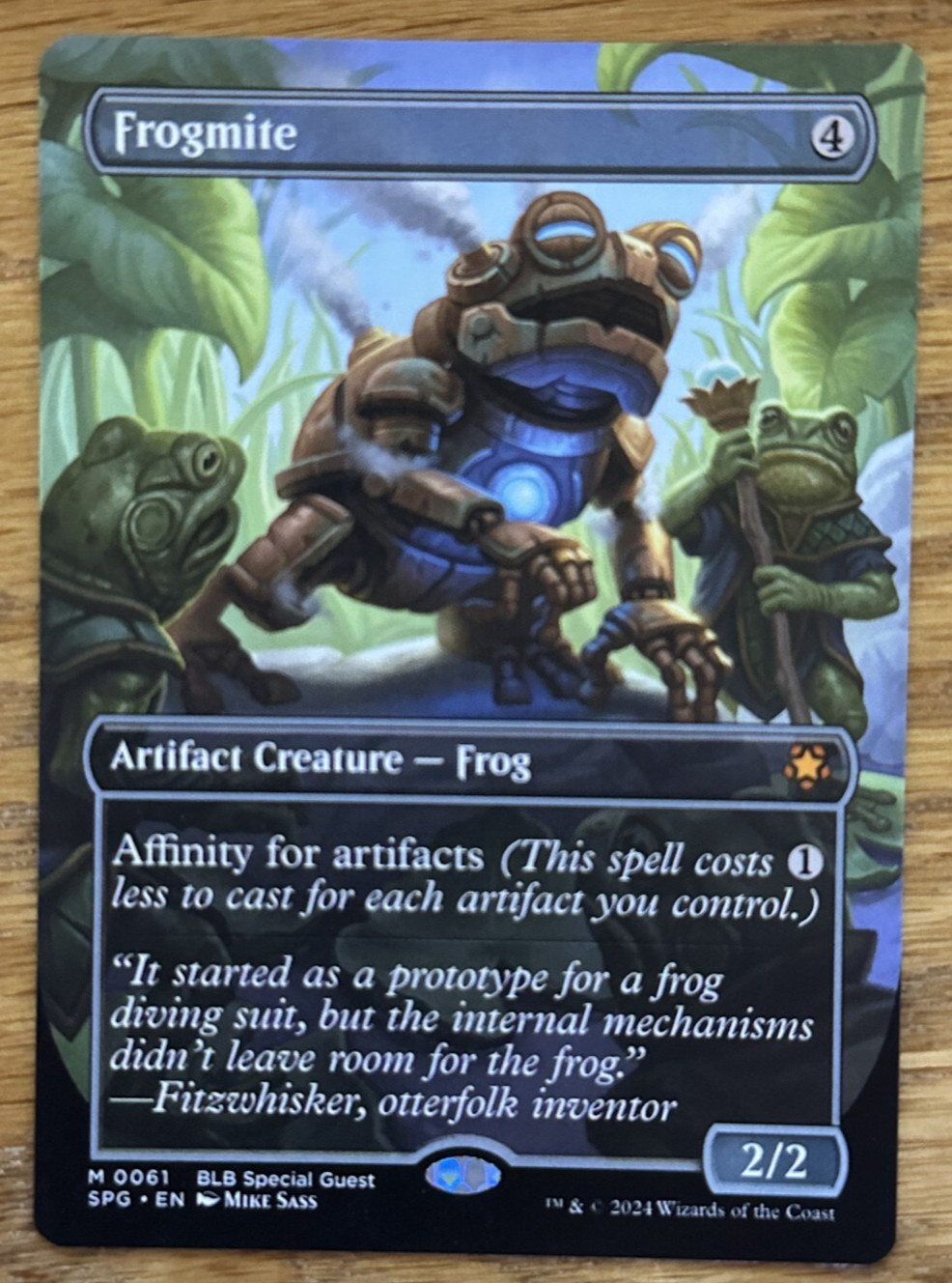 MTG Bloomburrow, Frogmite - Special Guest - Borderless 