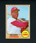 Orlando Cepeda 1968 Topps (HOF) St. Louis Cardinals #200 NM-MT+