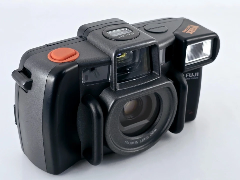 🌸[Near MINT] Fuji Work Record Point & Shoot 35mm Film Camera 28mm Lens Japan - Image 3 of 4