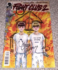 FIGHT CLUB 2 #3 COMIC BOOK SIGNED BY CHUCK PALAHNIUK AUTHOR w/COA DARK HORSE