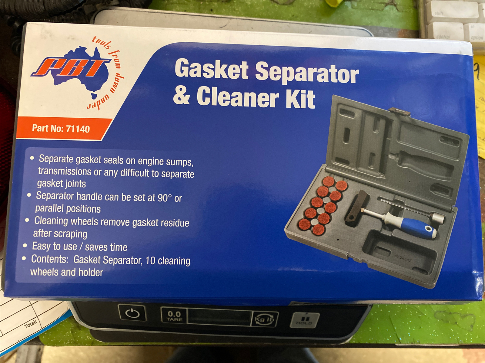 PBT Tools from Down Under,Gasket Separator&Cleaning Kit W/3 pks cups