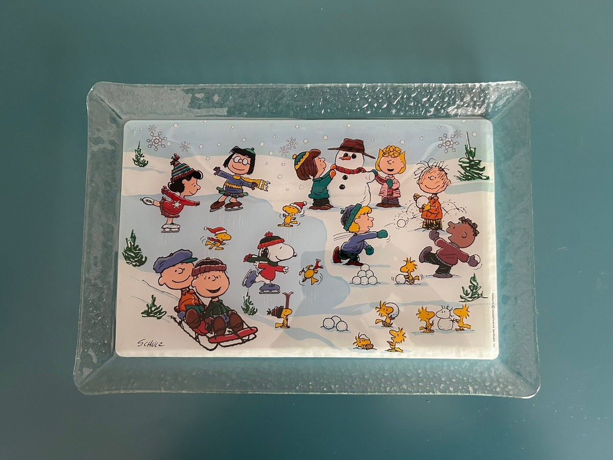 ヴィンテージPeanuts 1976 クリスマスプレート USA PEANUTS スヌーピー SNOOPY Schmid『 Christmas 1979 』シリアル