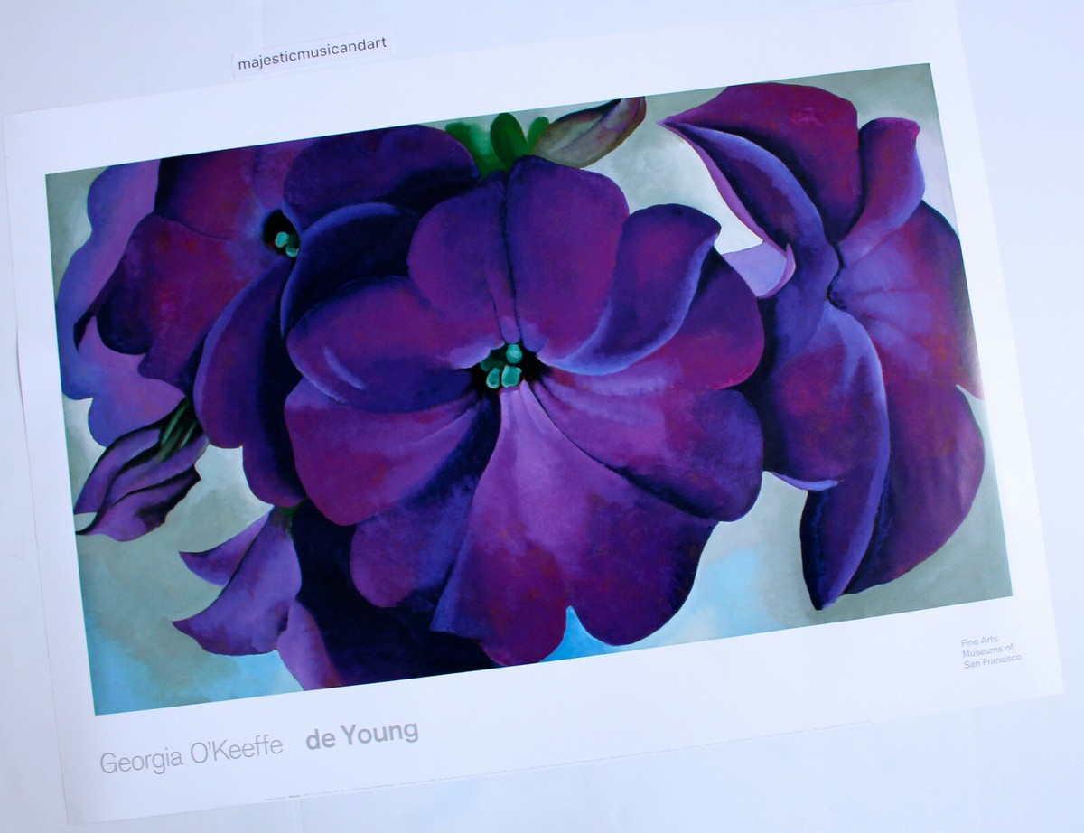 GEORGIA O'KEEFFE ポスター Original Georgia O'keeffe Exhibition Poster - New York