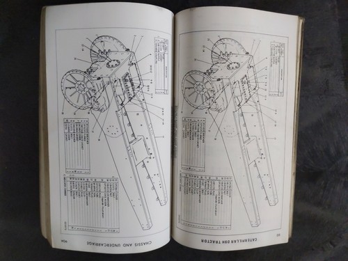 CAT Caterpillar D9H Tractor Power Shift Parts Book - Picture 4 of 4