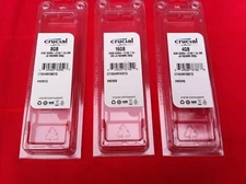15 pcs CRUCIAL Memory Case for PC NOTEBOOK DDR2 DDR3 DDR4 DIMM Modules ,ORIGINAL