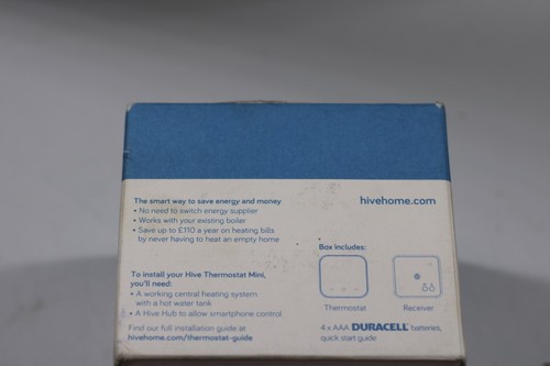 Hive Termostato Mini + Ricevitore Doppio Canale SLR2D per Riscaldamento e Acqua Calda - Foto 8 di 11