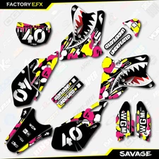 Highlighter Savage Graphics Kit fit Suzuki DRZ400SM Drz400s drz400 Supermoto DRZ
