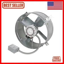 Reliable Attic Fan CX1500 - Energy Efficient, Adjustable Thermostat for Home