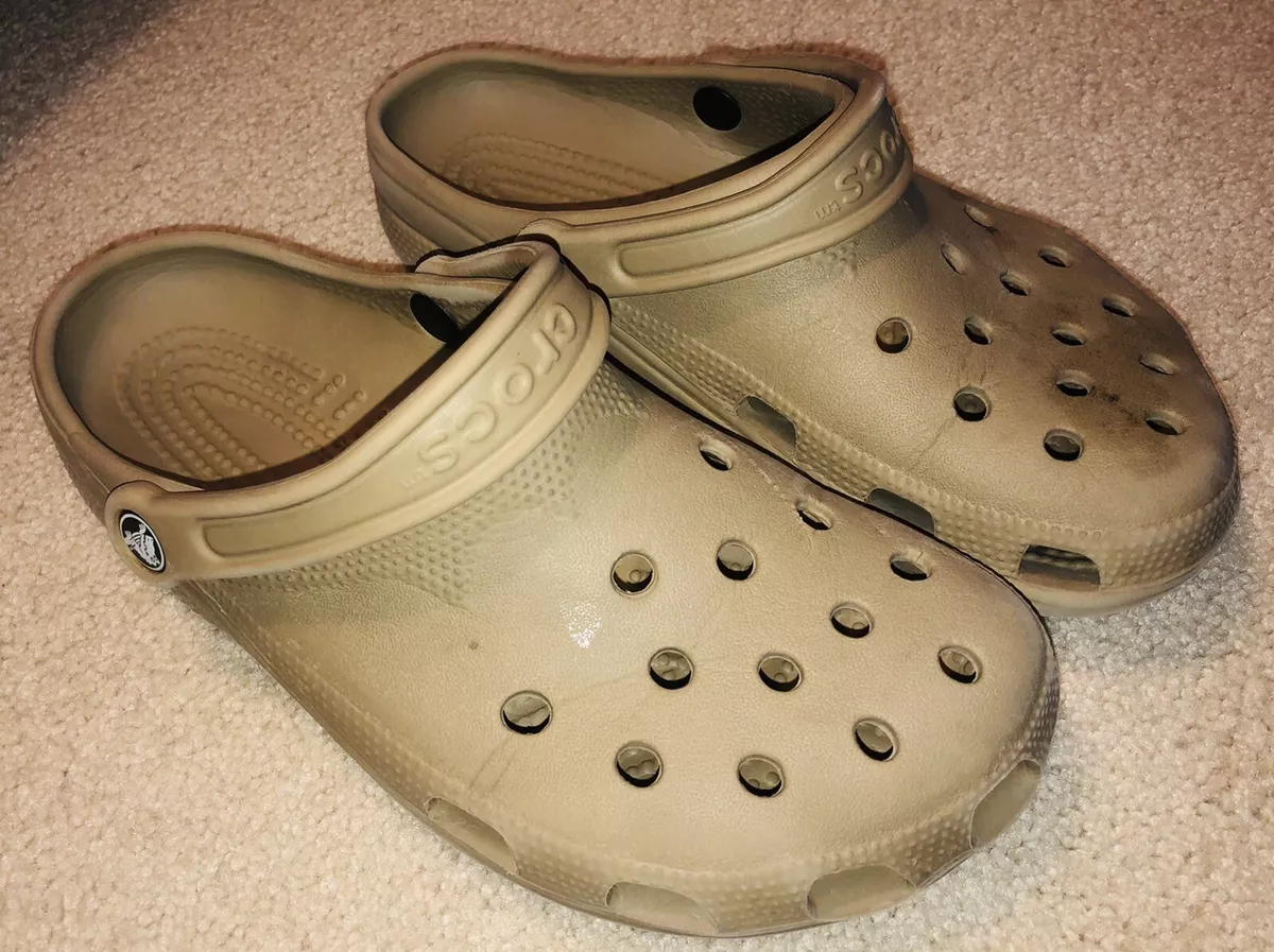 Crocs Unisex US M6 W8 Beige Khaki