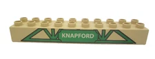 LEGO DUPLO Thomas Train Tan Knapford Station Replacement Block