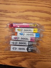 5 Pack 564XL Ink Cartridge Set For Photosmart 7510 7520 5510 5520 6510 printer