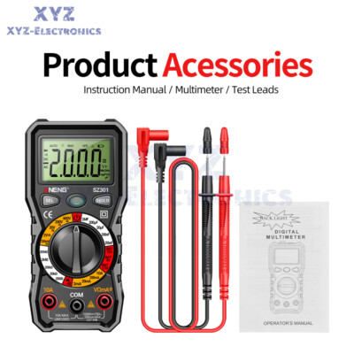 SZ301/SZ302 Digital Multimeter Professional Multimetro Auto Voltmeter AC DC