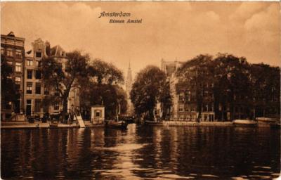 CPA AK AMSTERDAM Binnen Amstel. NIEDERLANDE (624988)