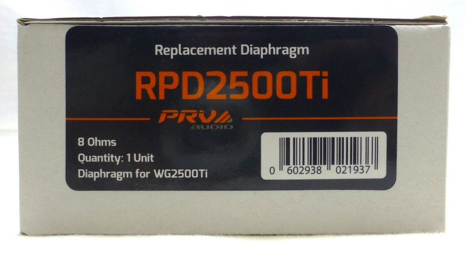 Diaframma Per Compression Driver Diaframma Di Ricambio PRV Audio RPD3220Ti Per Driver D3220Ti E D3220Ti-Nd - Qualità Originale Ricambio Driver Mid-range Prv - Foto 2