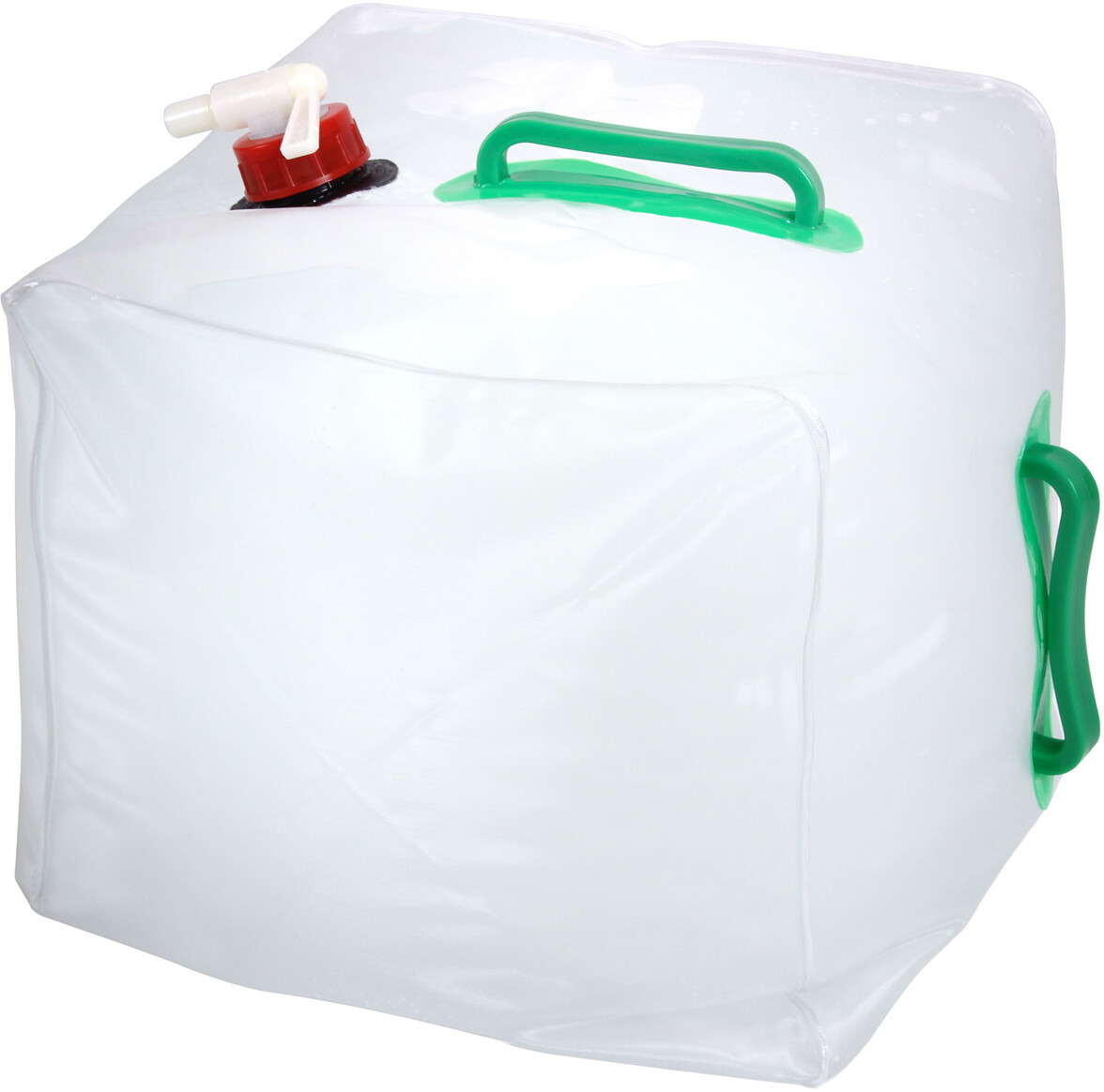 Collapsible Water Container With Spigot 5 Gallon Camping Water Storage Jug