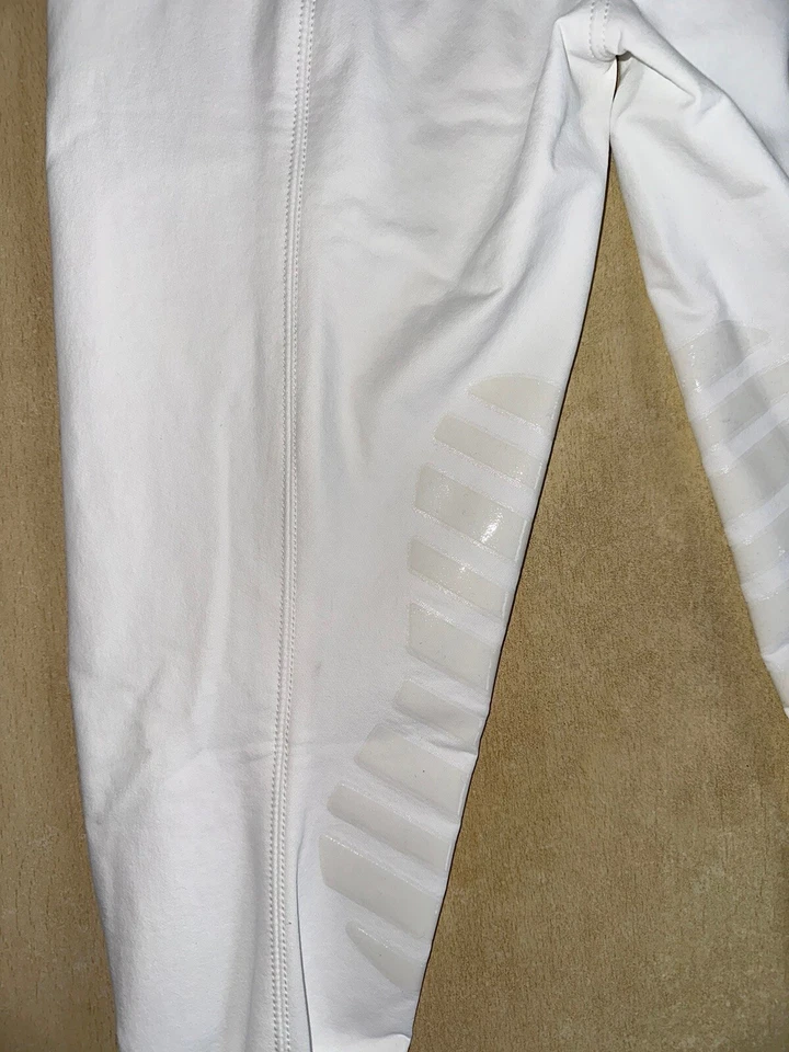 Montar Caroline Silicone Knie Grip Reithose Weiß 36 Neu Turnierreithose Strass - Bild 4 von 4