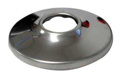 QUARKZMAN Flangia Braccio Doccia Quadrata, Piastra Copertura Acciaio Inossidabile 3.5, Piastra Copertura Lavello Adatta Coprire Spazi e Fori, per Tubi Standard Diametro 20mm, Argento