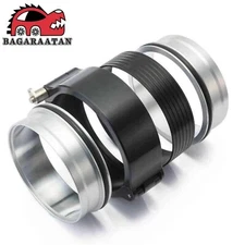 2.5'' 62mm Aluminum Quick Release HD Clamp for Intercooler Air Intake Pipe Black