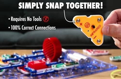 Snap Circuits LIGHT Kit | 175+ STEM Projects | Educational Electronics for Kids - Image 2 of 4