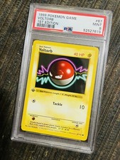 Voltorb 1st Edition Shadowless Base Set Pokemon Card #67 PSA 9 MINT