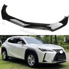 For Lexus UX200 UX250h Glossy Black Front Bumper Lip /Spoiler Splitter