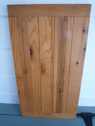 Solid Oak with Knots Cupboard Cabinet Panel Door 27.625" x 14.875" x .75" - Bild 7 von 12