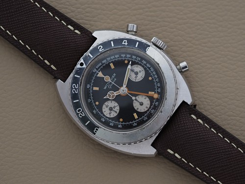 Wittnauer GMT Chronograph Valjoux 72 / 729 Ref 7006 / 245T 41mm - Picture 3 of 22