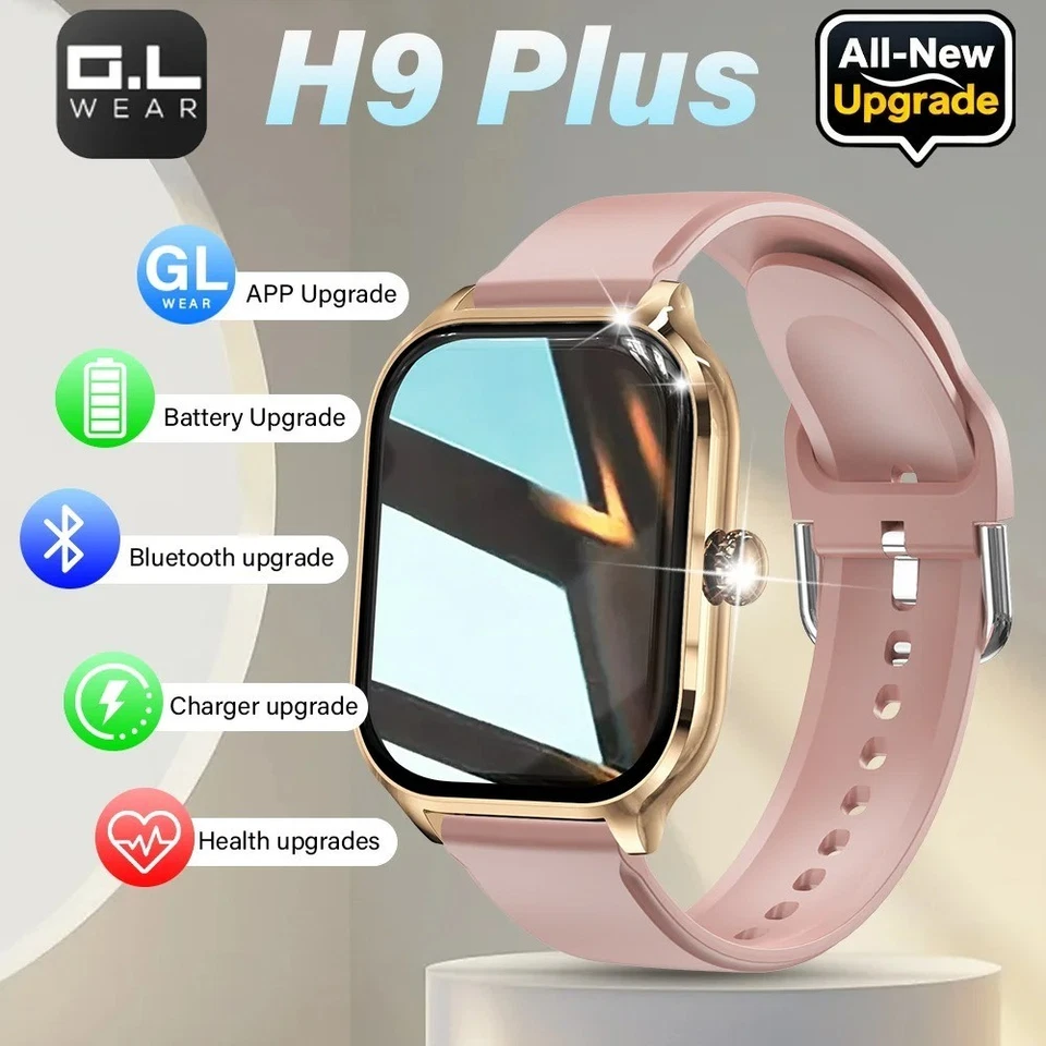 Smart Watch Dial Calls Calorie Tracking Heart Rate Oximetry Monitoring Bluetooth - Image 2 of 4